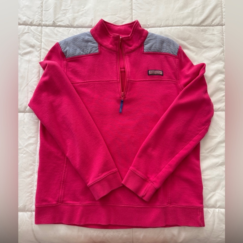 Vineyard Vines Vibrant Pink Pullover